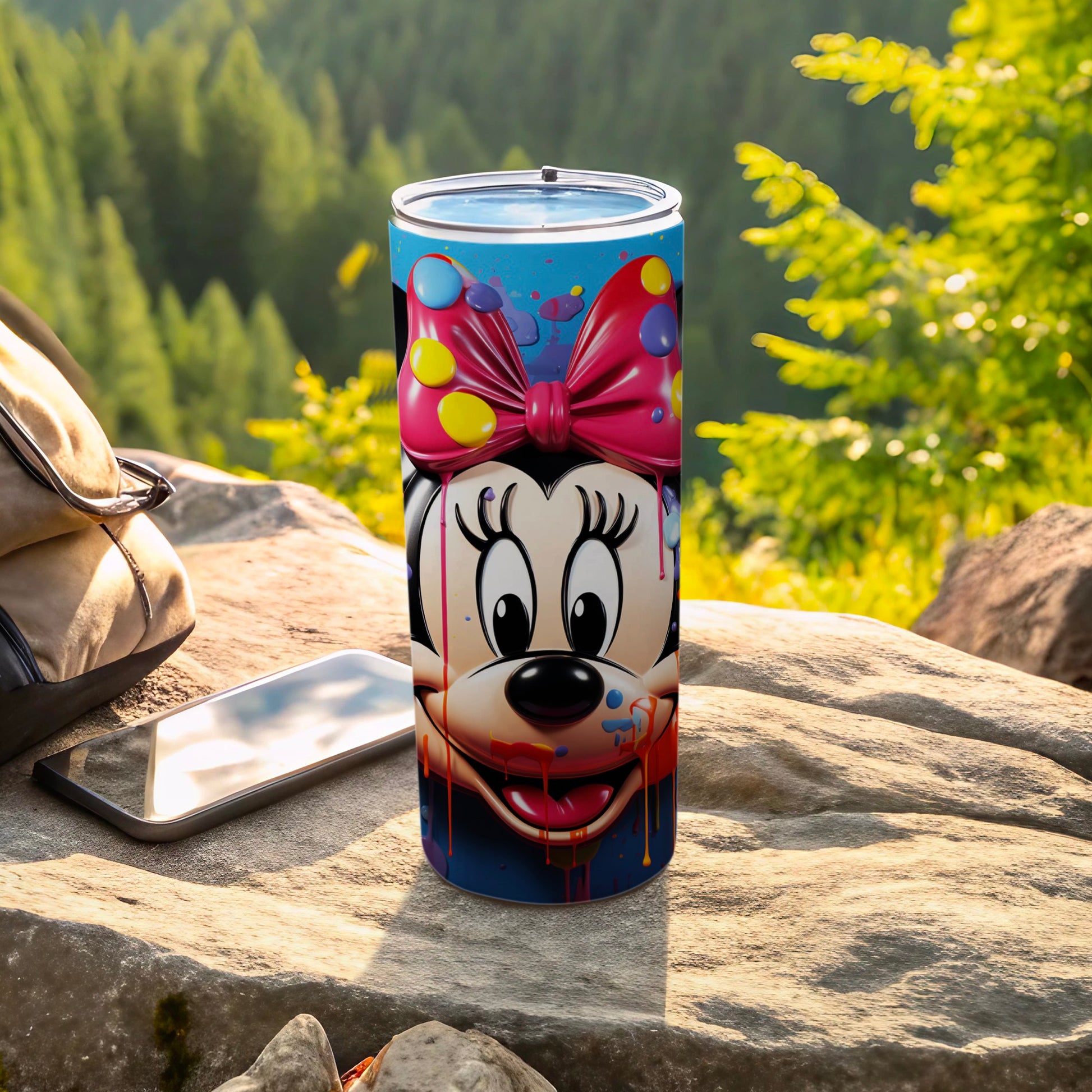 Vibrant Cartoon Character Insulated Tumbler Cup for Drinks