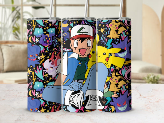 Colorful Cartoon Character Stainless Steel Tumbler
