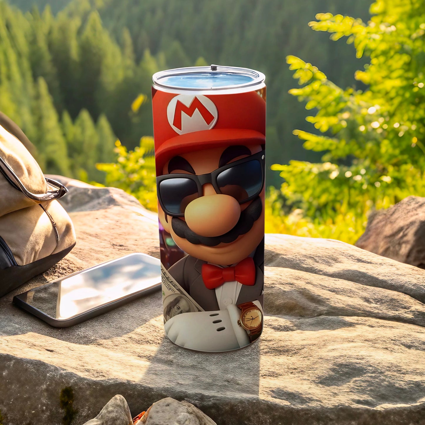 Mario Inspired Cool Design Insulated Travel Tumbler