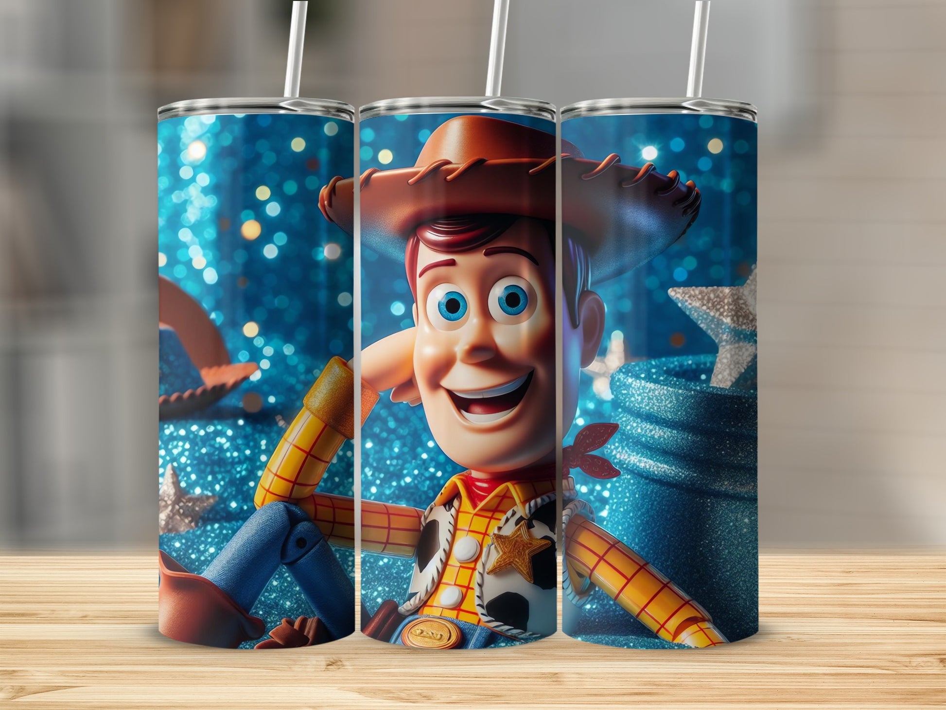Colorful Cartoon Cowboy Character Tumbler Cup Product