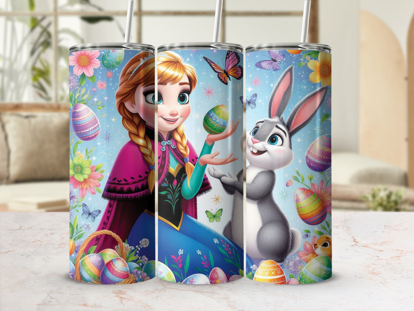 Anna Bunny Easter Eggs Flowers Butterflies product type