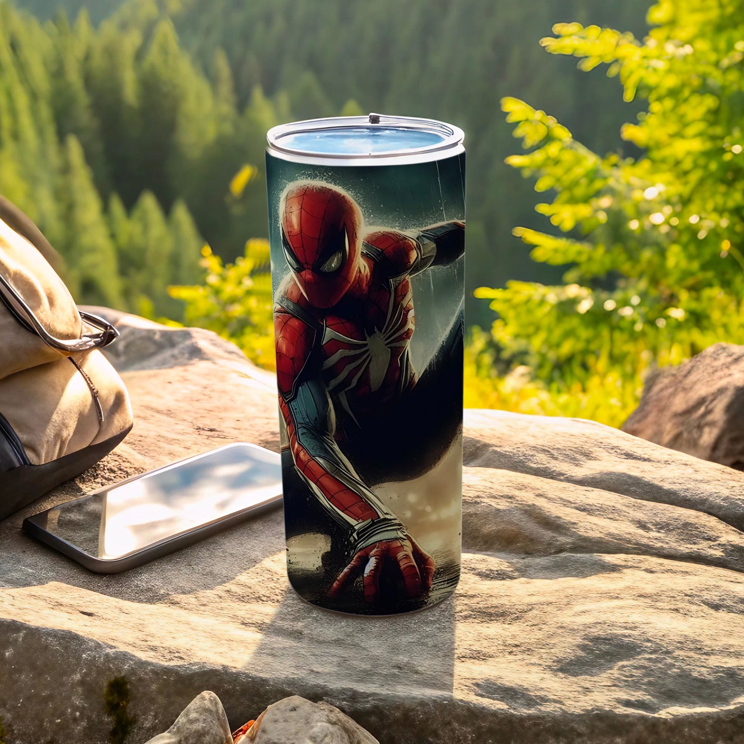 Spider-Man Insulated Tumbler with Lid Travel Mug