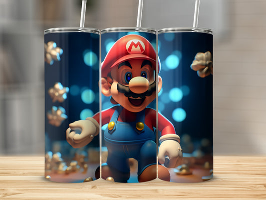 Colorful Character Tumbler Cup with Iconic Design