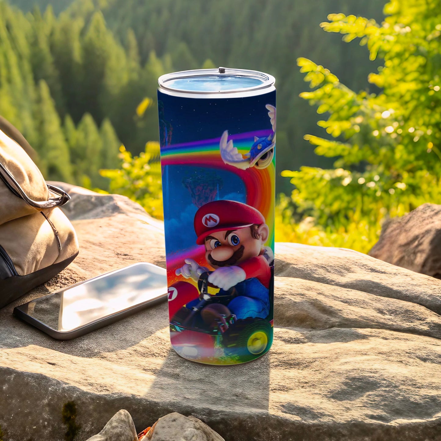 Super Mario Gaming Theme Travel Mug with Lid