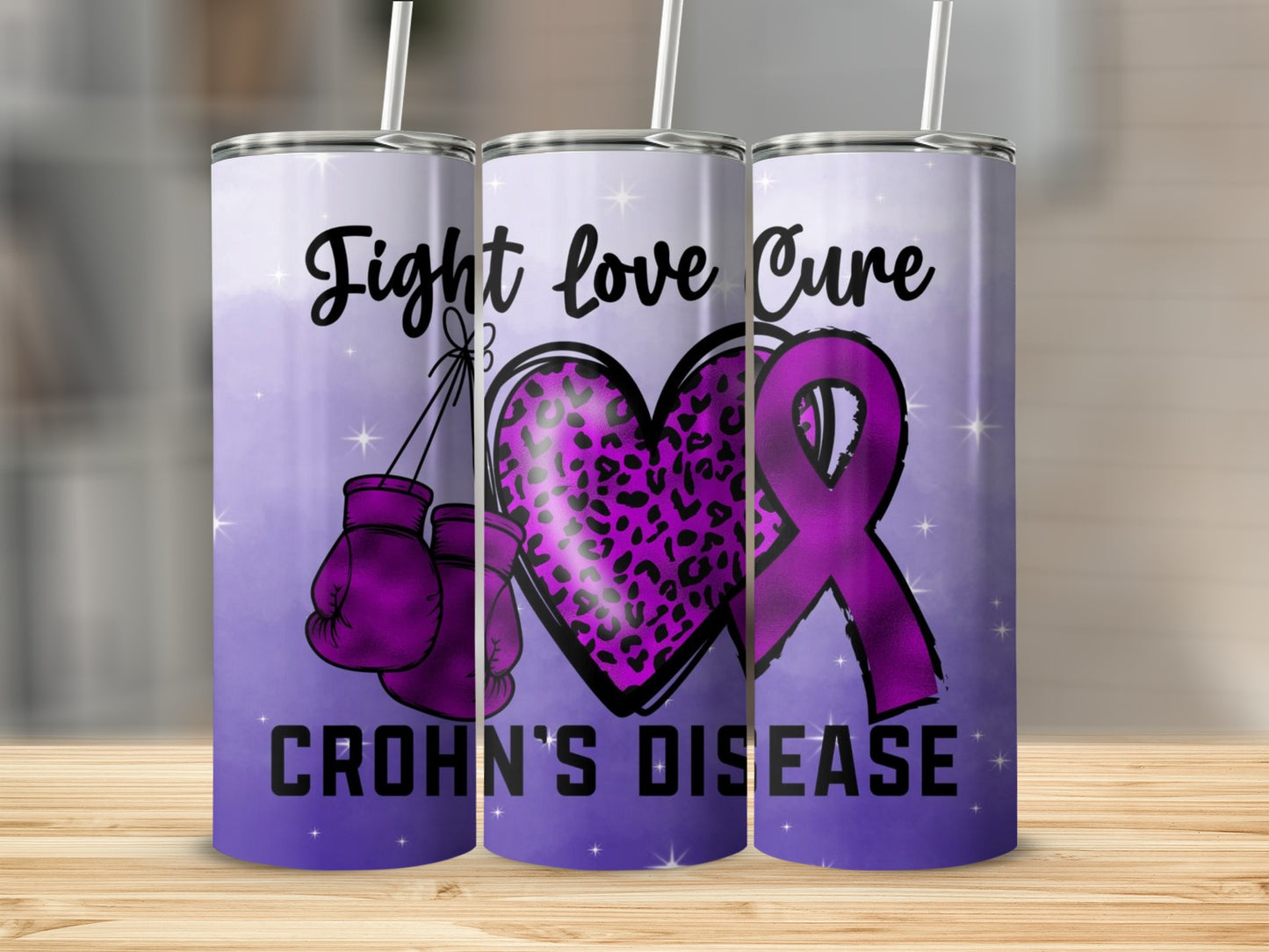 Fight Love Cure Crohn's Disease Insulated Tumbler