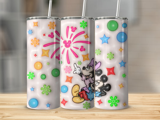 Colorful Cartoon Character Design Tumbler for Kids
