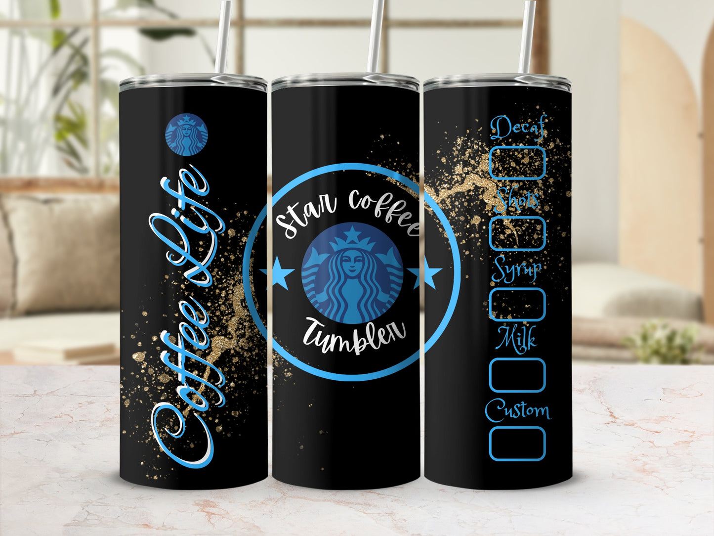 Coffee Life Star Coffee Tumbler for Daily Use