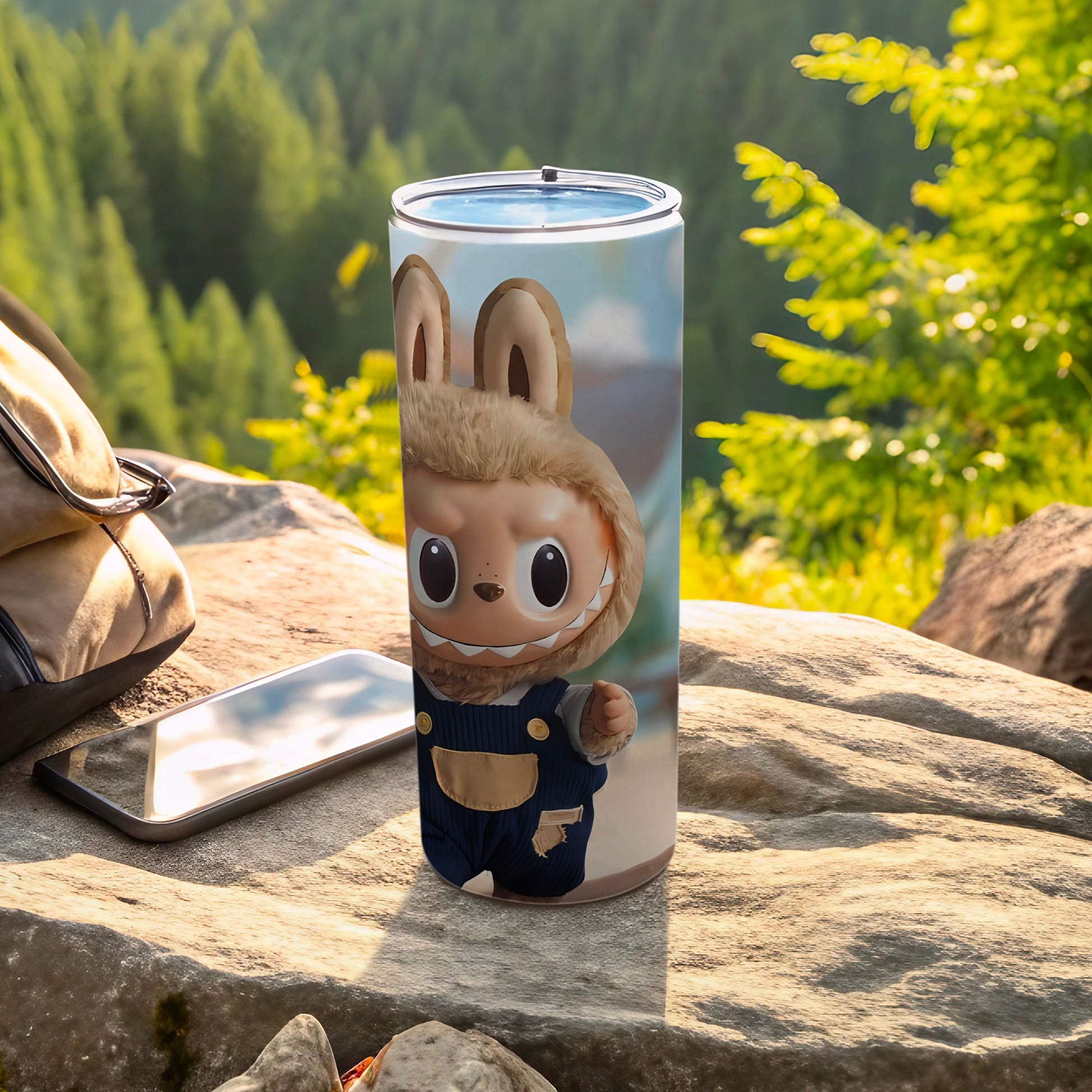Cute Critter Art Tumbler for Outdoor Adventures