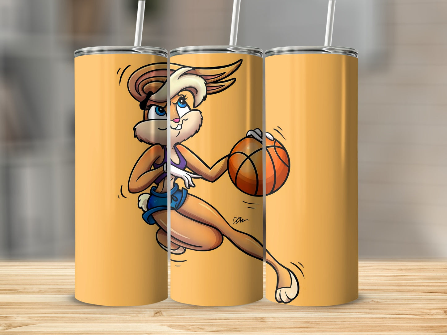 Animated Bunny Character Design Tumbler Product
