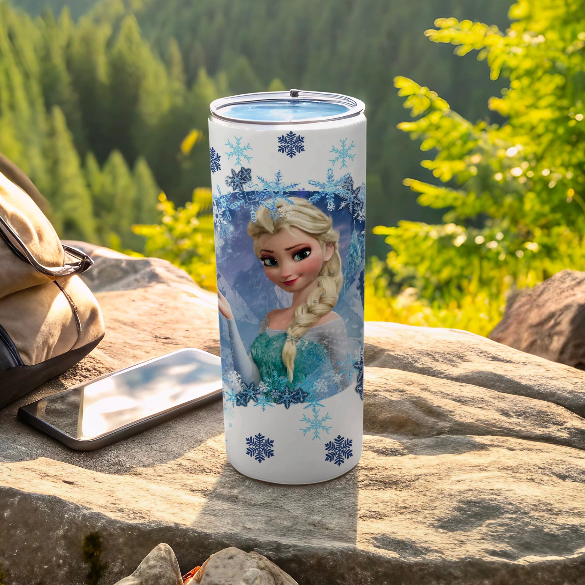 Frozen Elsa Themed Insulated Travel Tumbler Cup