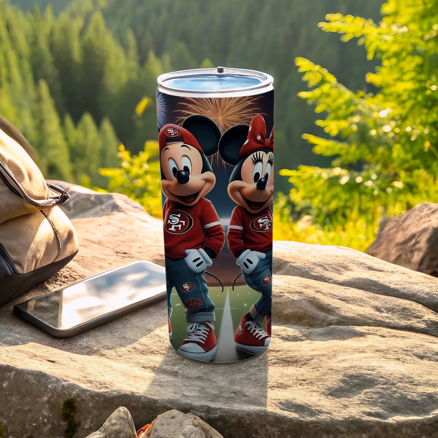 Mickey and Minnie Mouse Tumbler for Outdoor Adventures