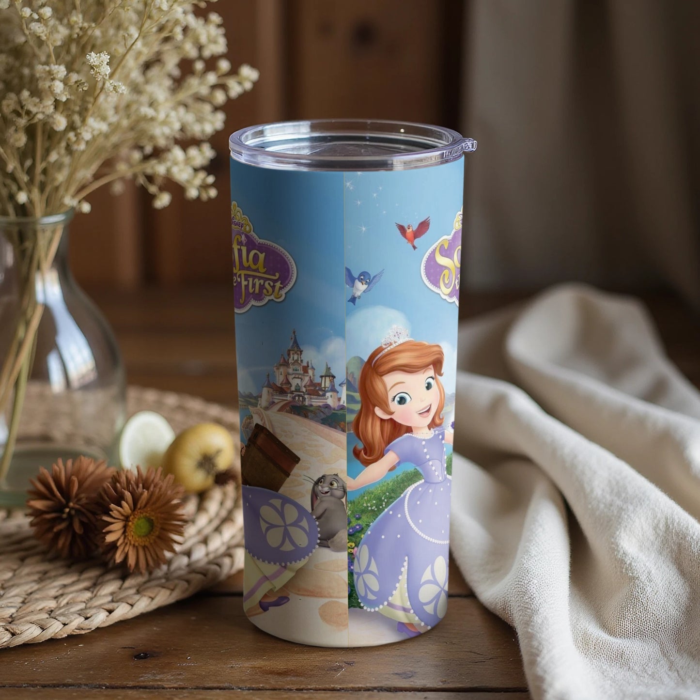 Sofia the First Tumbler with Straw for Kids