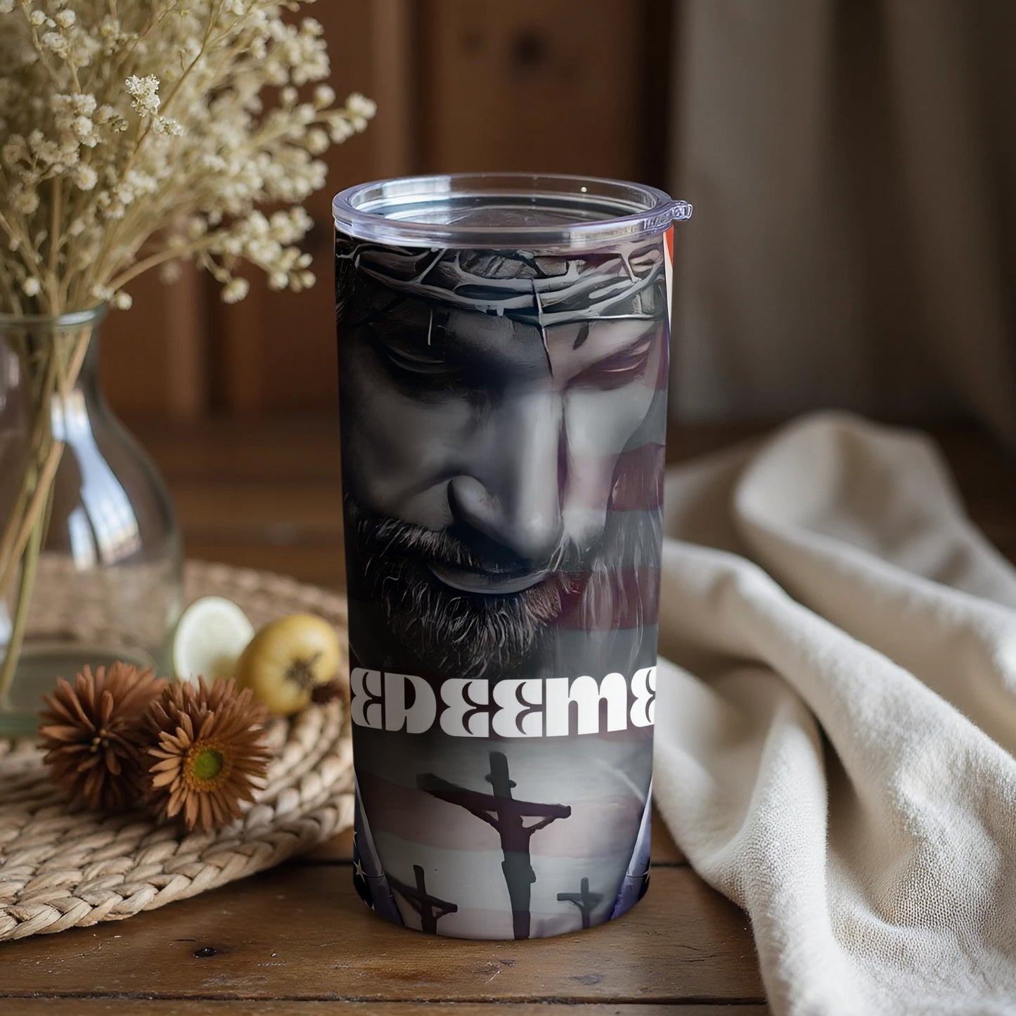 Redeemed Christ Art Insulated Tumbler