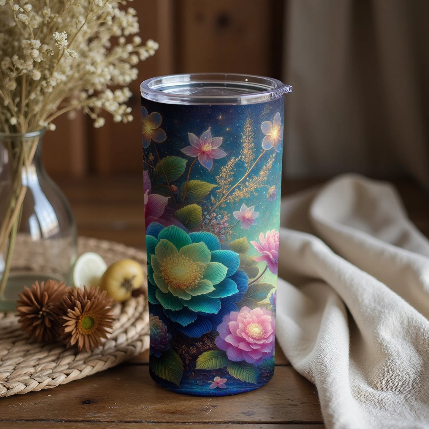 Beautiful Floral Garden Insulated Tumbler
