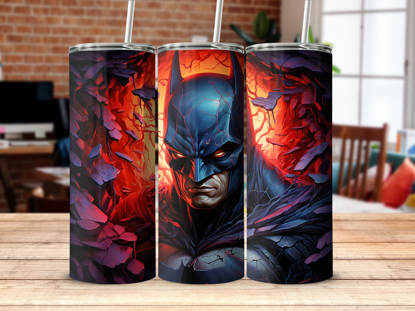 Dark Knight Rising Epic Art Tumblers for Batman Fans