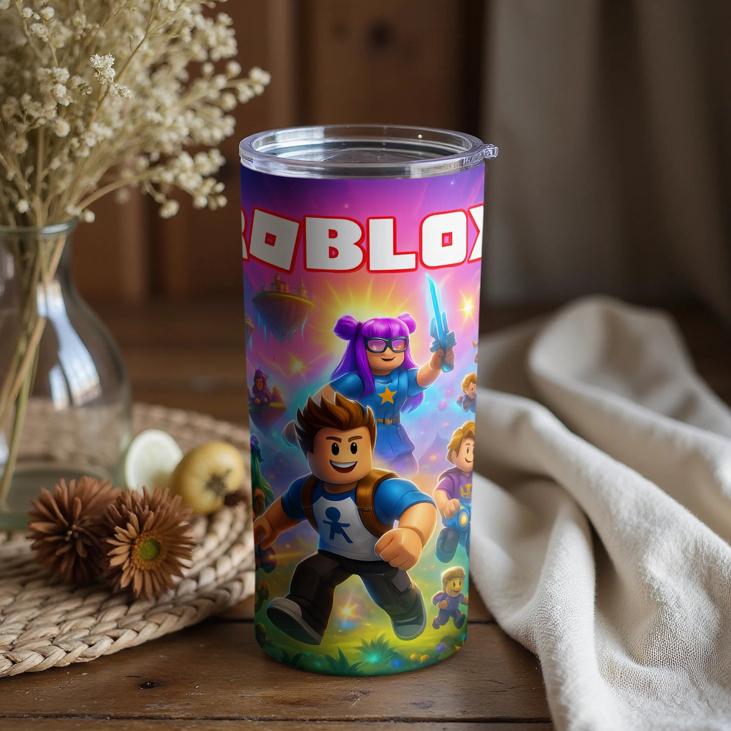 Roblox Themed Colorful Printed Tumbler for Kids