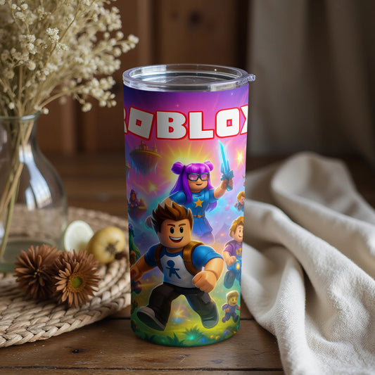 Roblox Themed Colorful Printed Tumbler for Kids