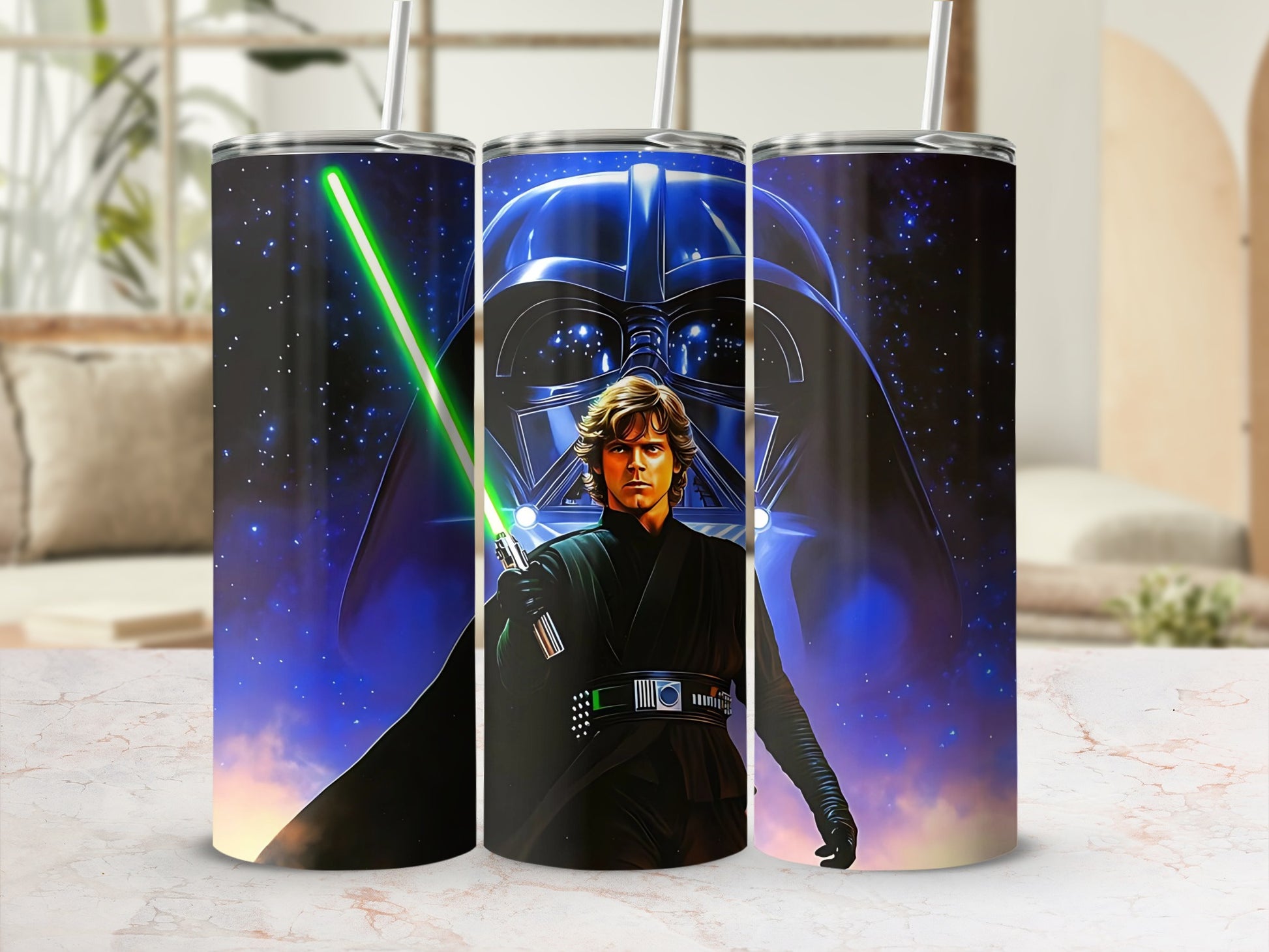 Luke Skywalker Darth Vader Lightsaber Tumbler product type