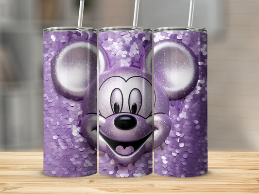 Sparkling Purple Iconic Character Tall Drink Tumbler