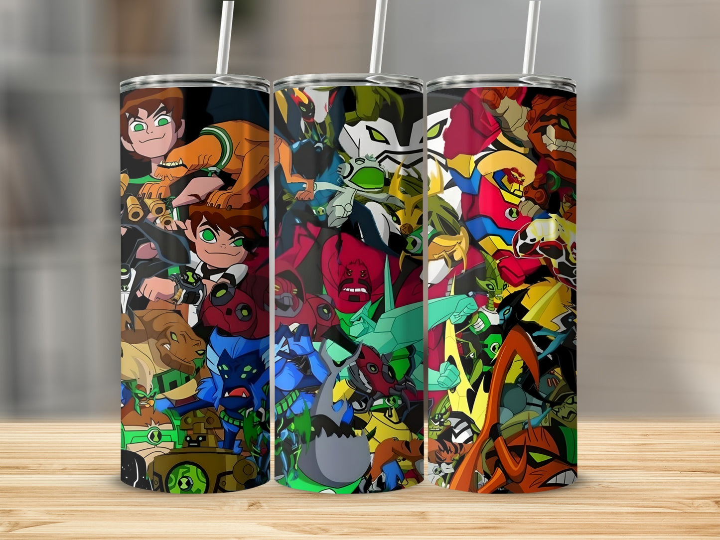 Ben 10 All Aliens Cartoon Fan Art Design Graphics Tumblers