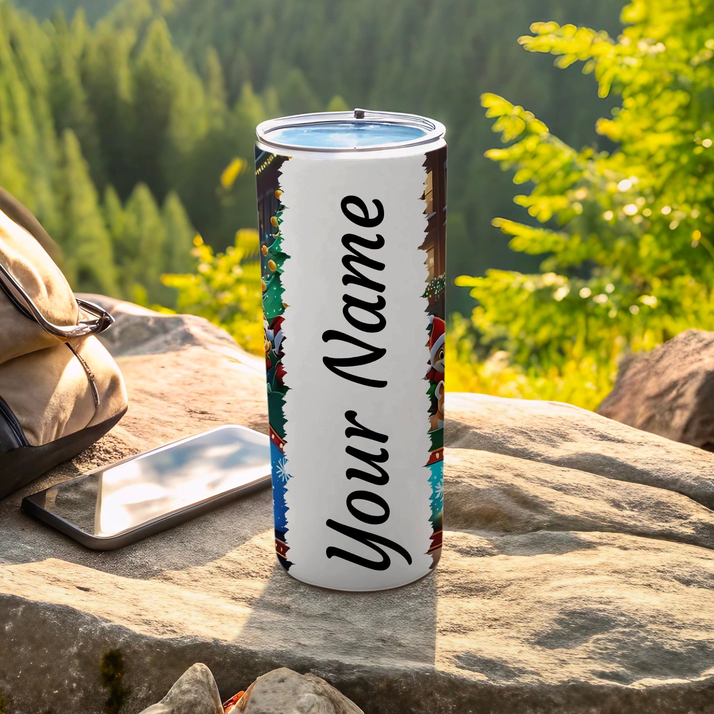 Personalized Your Name Travel Tumbler for Outdoor Adventures