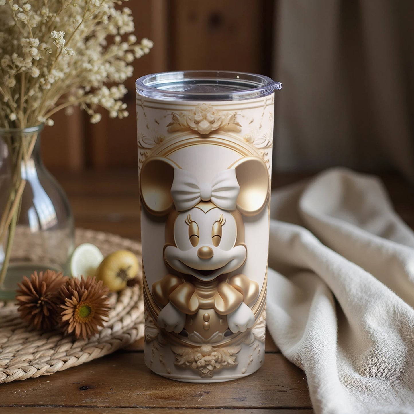 Charming Gold Mouse Tumbler for All Ages