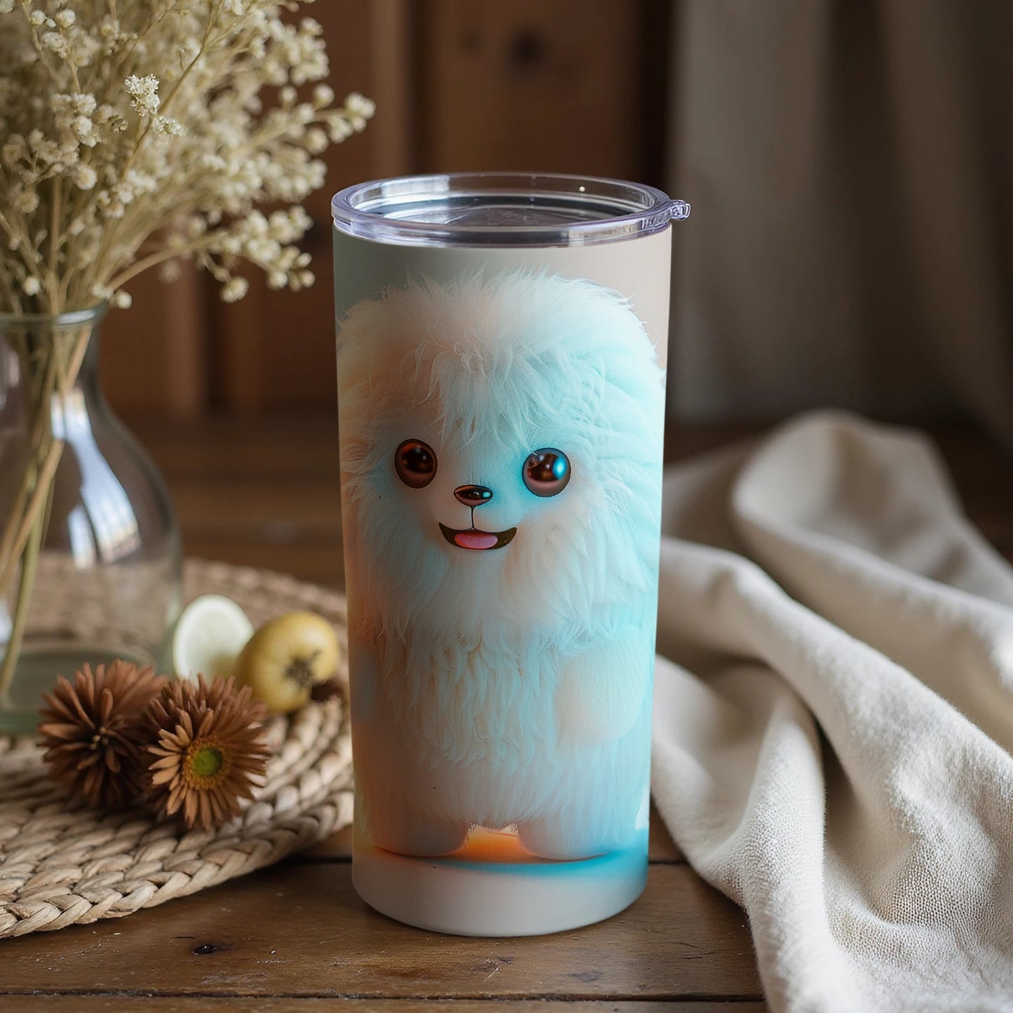 Whimsical Fluffy Blue Cute Creature Design Tumbler product type
Happy Fluffy Creature
Adorable Blue Design
Big Eyed Monster
Cute Fantasy Pet
Smiling Cartoon Critter
Vibrant Character Art
Unique Drinkware
Tumbler Design
Beverage Holder
Gift Idea
Kawaii Style
Sweet Animal Art
Fluffy Creature Print
Playful Design
Youthful Tumbler
Eye Catching
Drink Accessories
Tumbler
Cartoon Animal