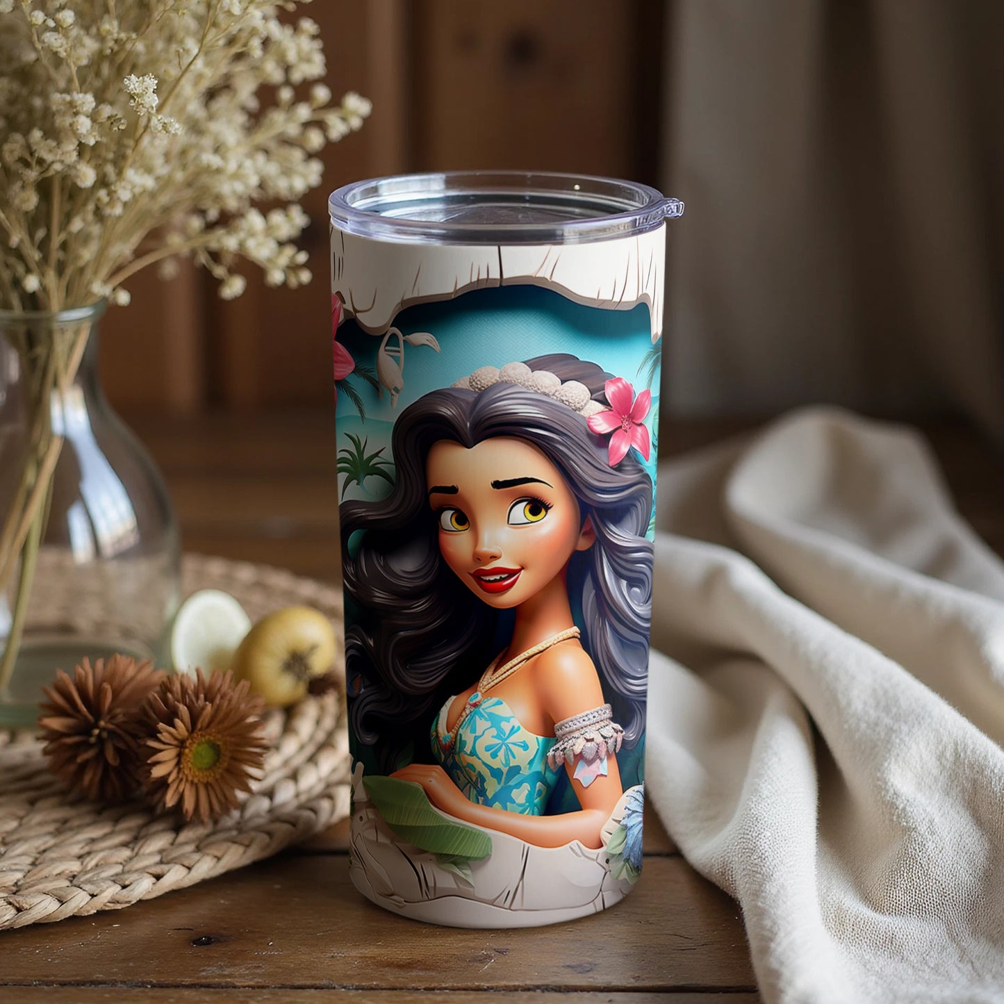 Stylish Floral Insulated Tumbler for Everyday Use