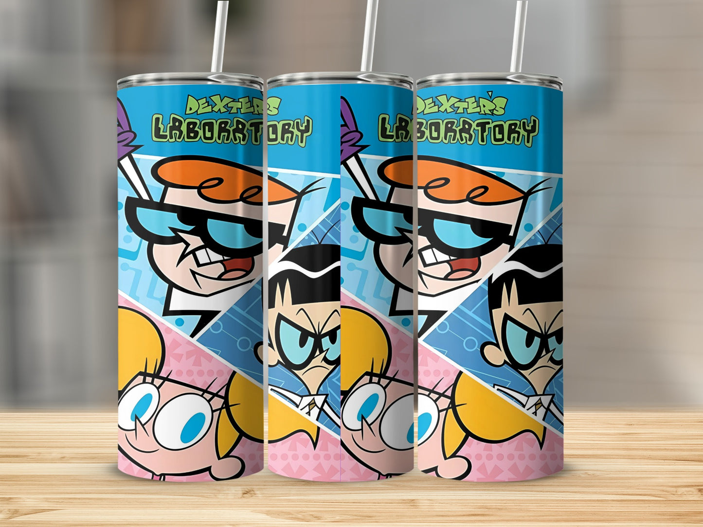 Dexter's Laboratory Characters Design Tumbler