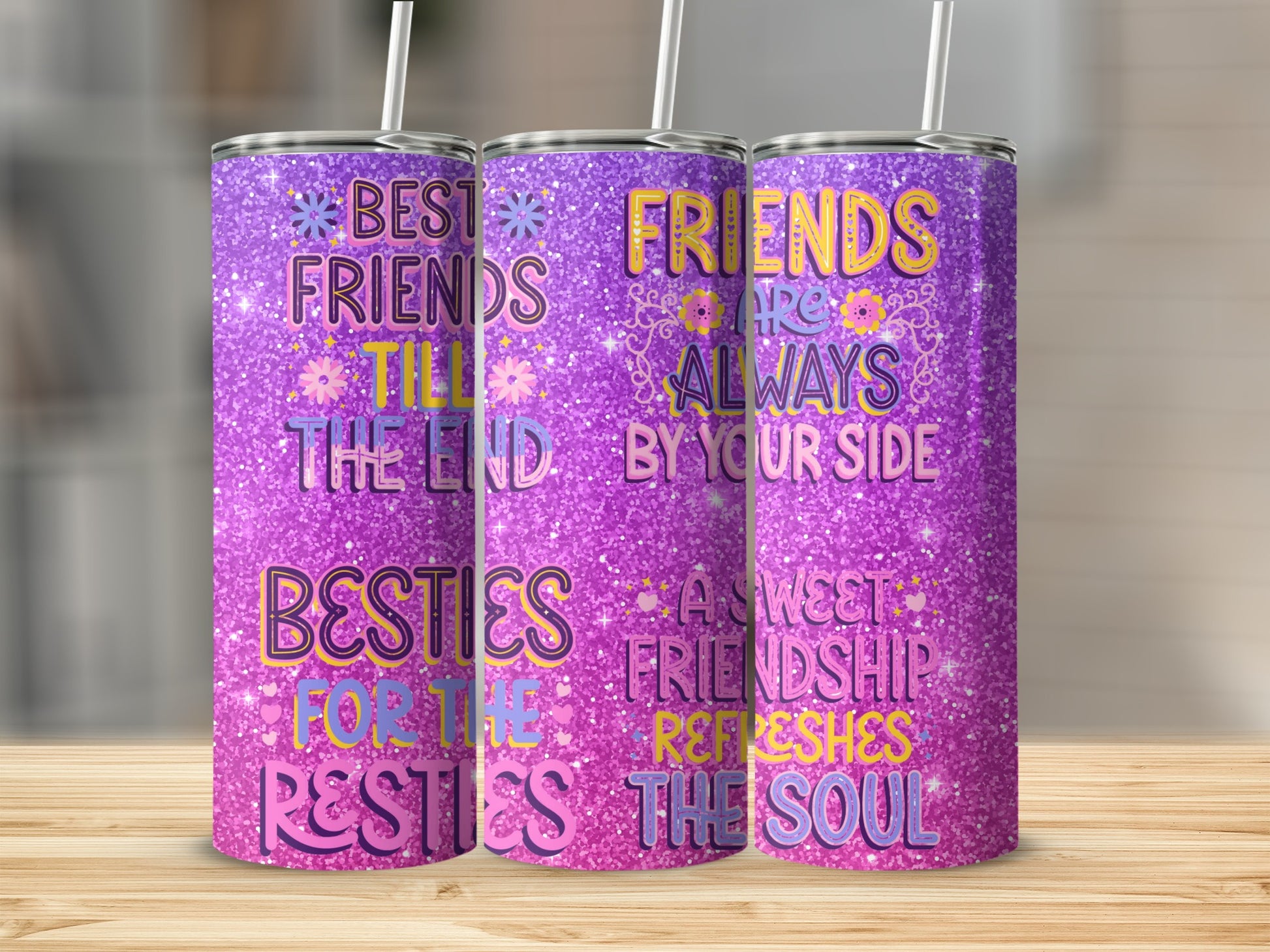 Best Friends Always By Your Side Tumbler Cup