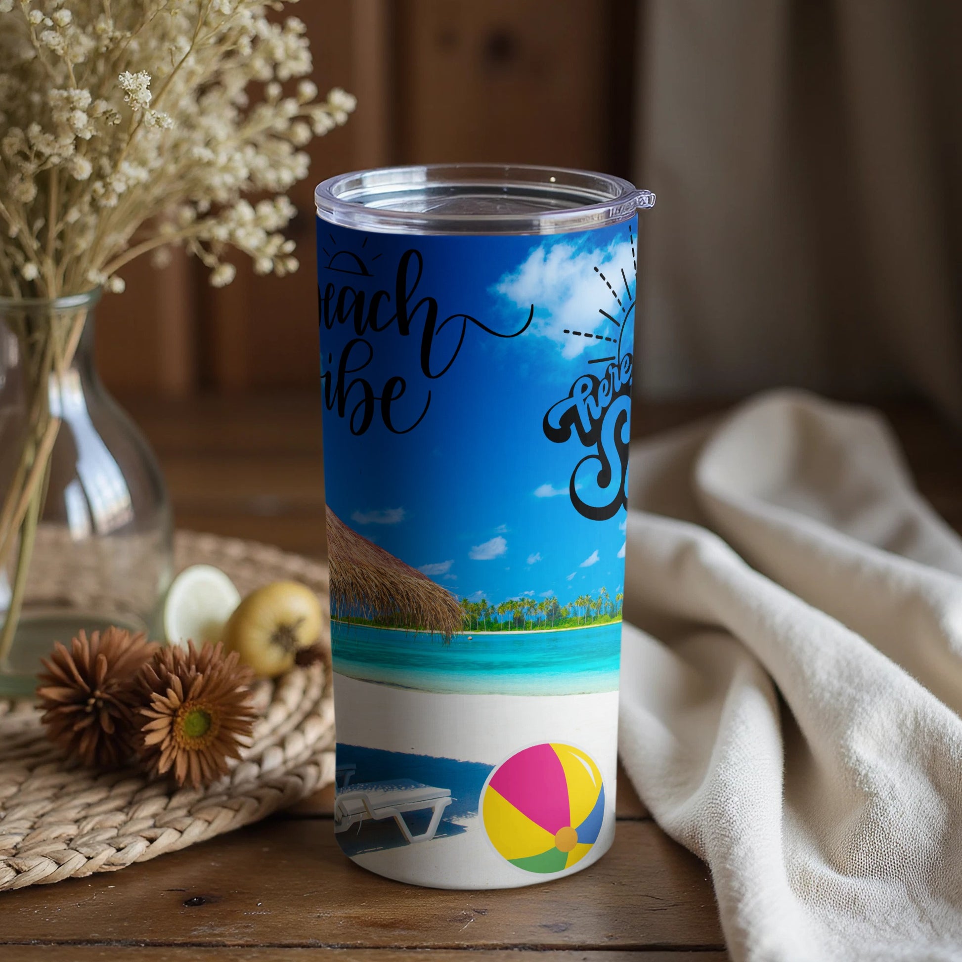 Relaxing Beach Vibe Tumbler for Your Perfect Summer