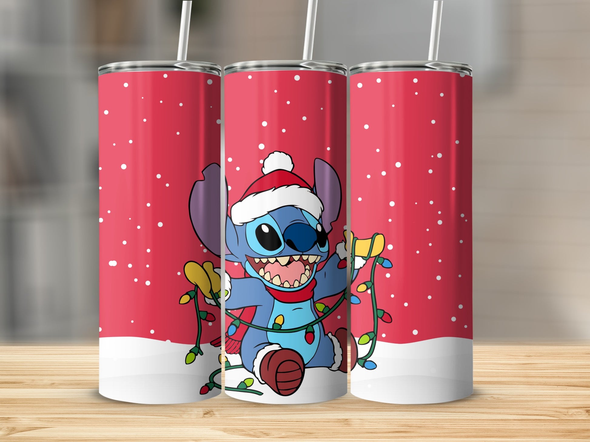 Festive Alien Christmas Tumbler for Holiday Cheer