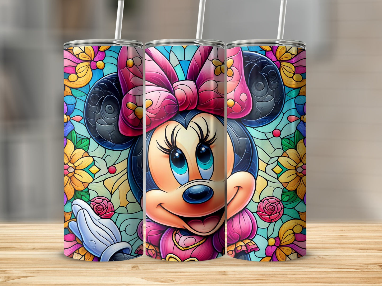Colorful Cartoon Character Tumbler for Kids