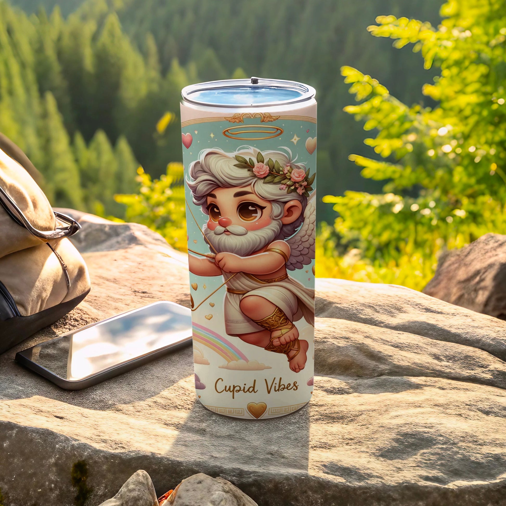 Adorable Cupid Vibes Tumbler for Your Refreshing Drinks