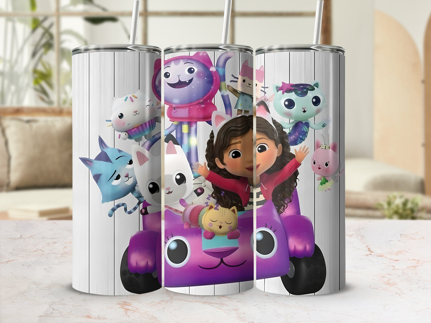 Cute Animated Kids Character Tumbler for Drink Lovers