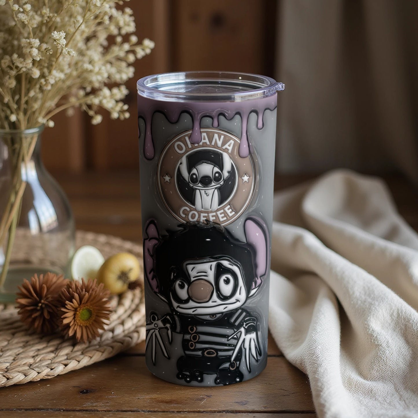 Olana Coffee Alien and Character Design Tumbler
