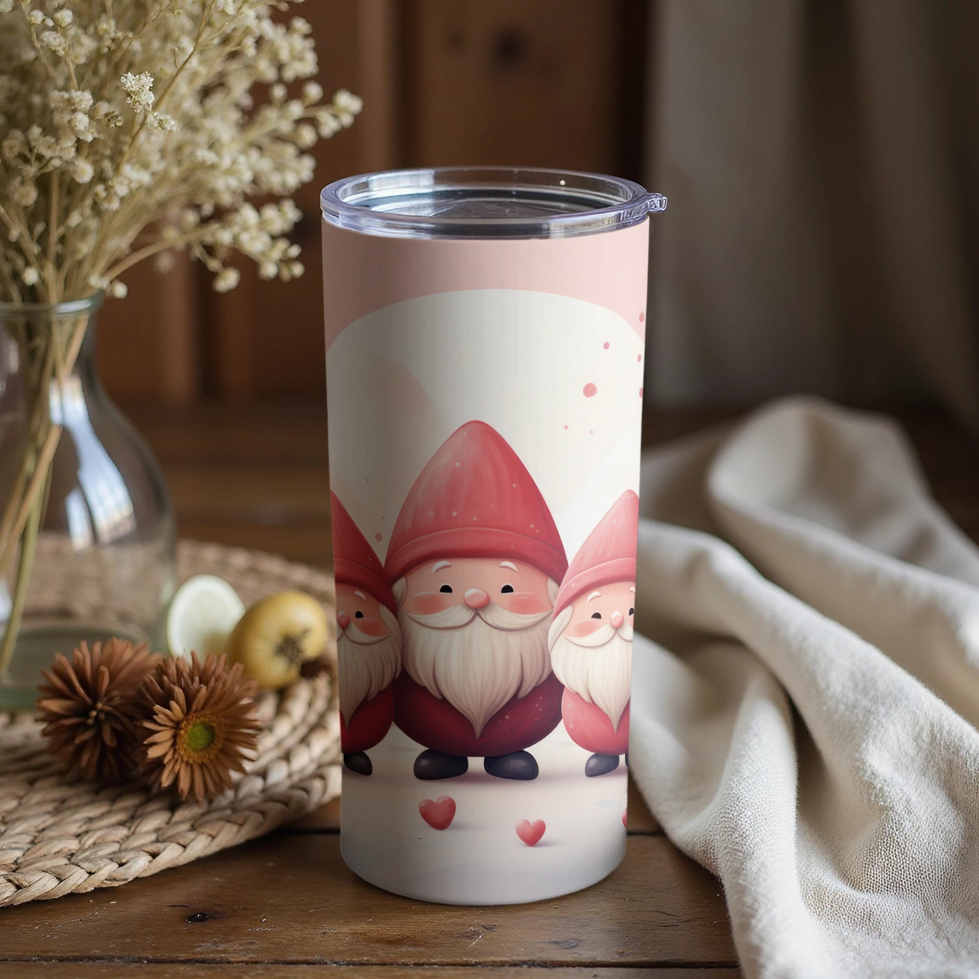 Adorable Gnome Family Design on Cute Tumbler