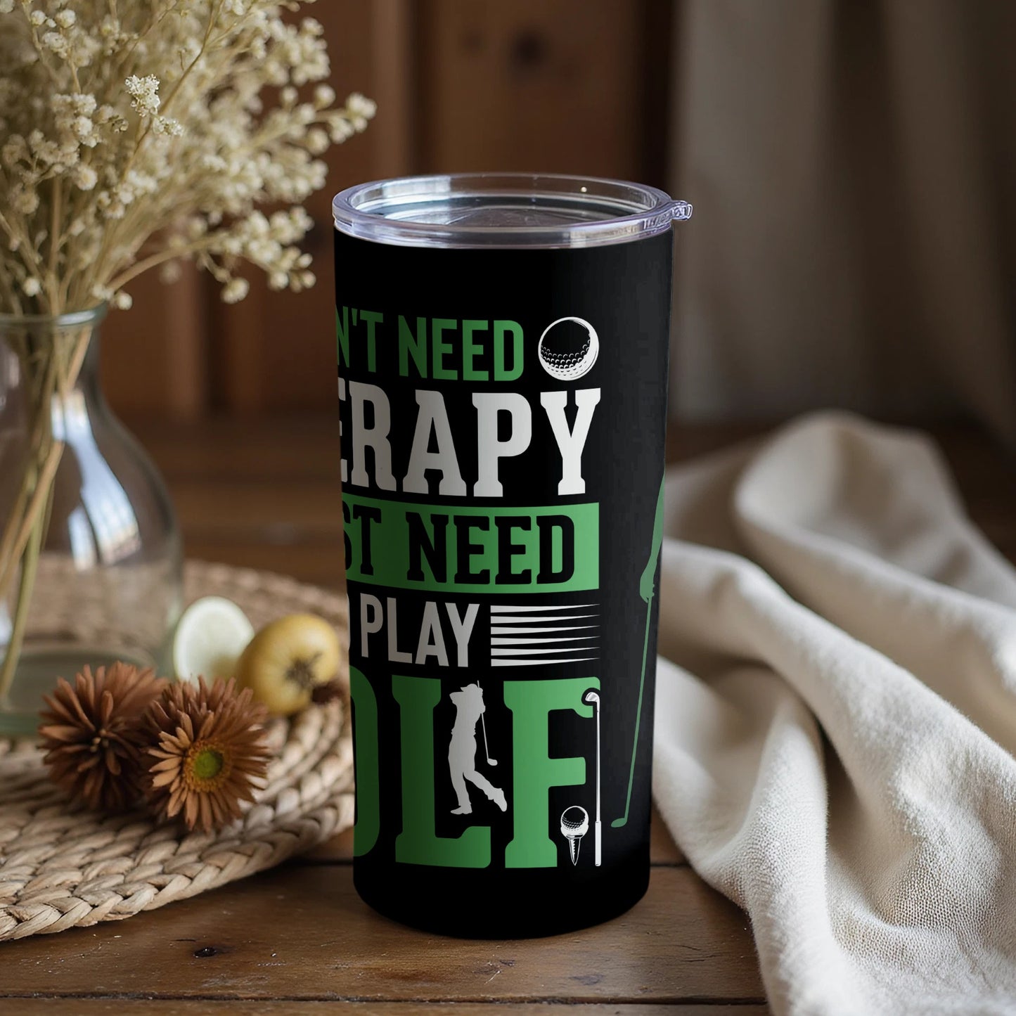 Funny I Just Need to Play Golf Tumbler