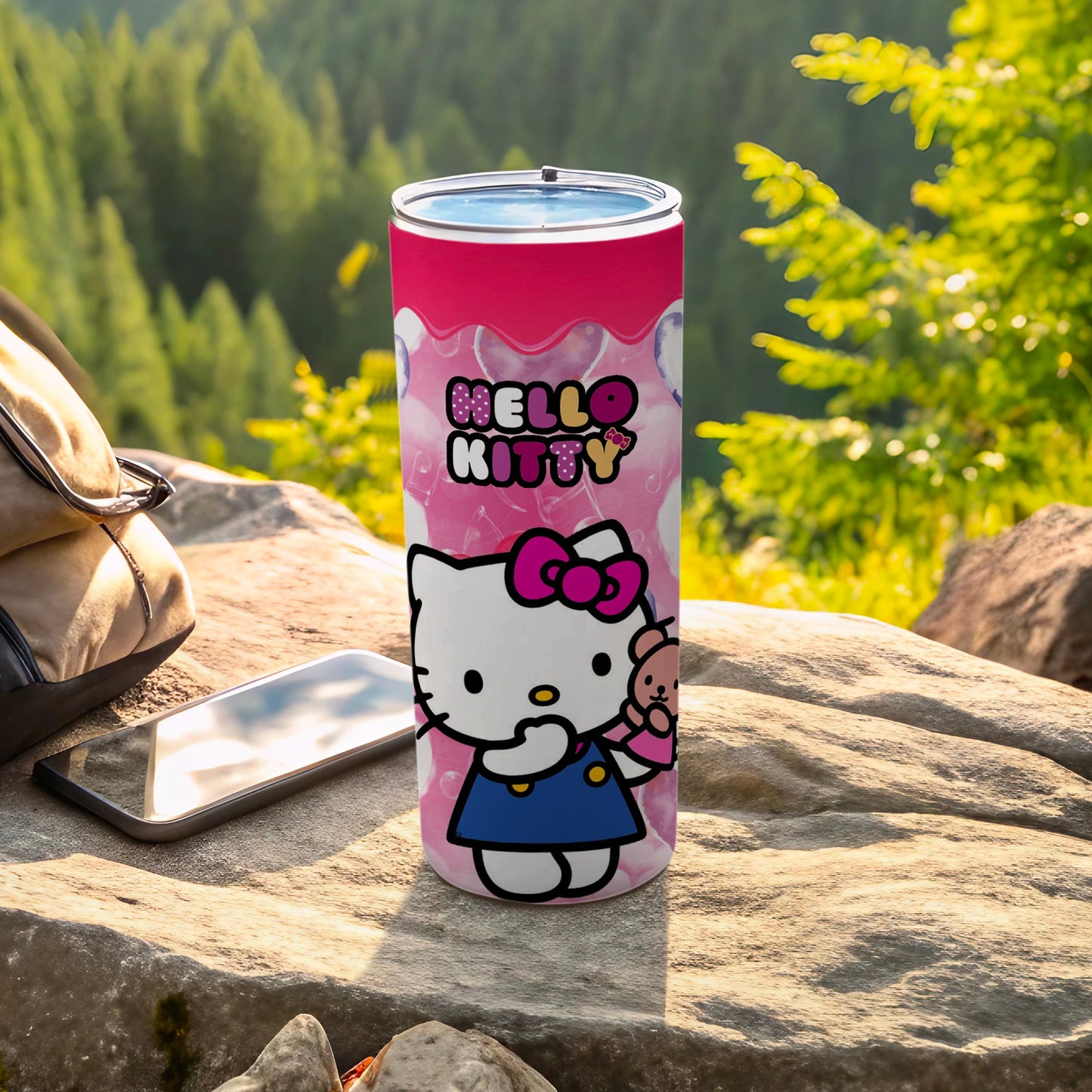Hello Kitty Pink Character Design Insulated Tumbler