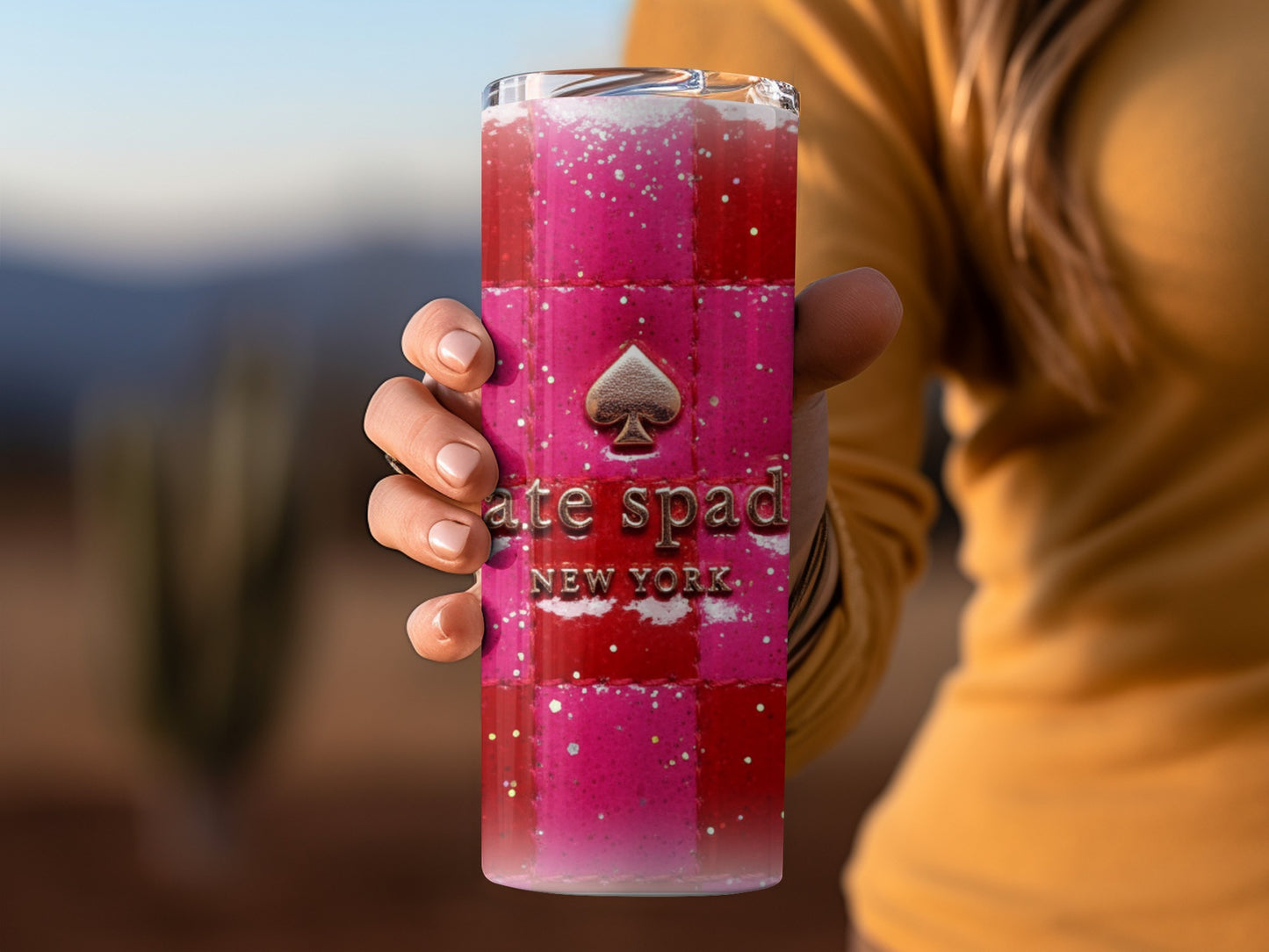 Inspired By Fabulous Kate Spade New York Checkered Patterned Tumblers