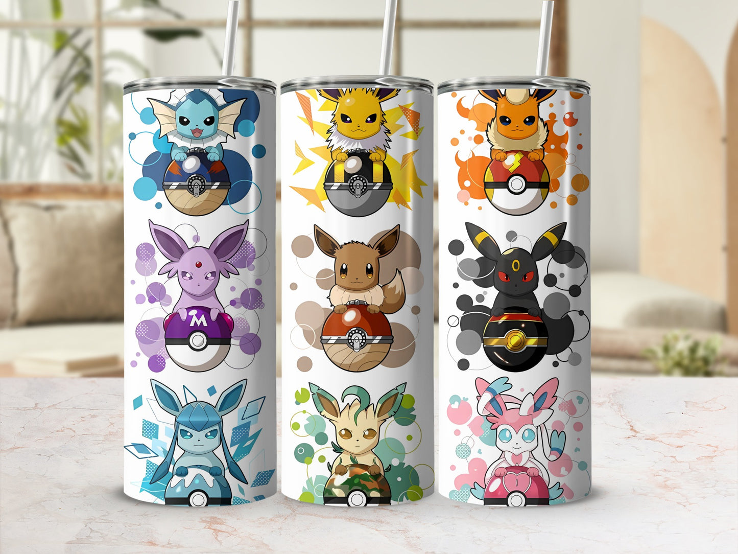Colorful Character Collection Stainless Steel Tumblers