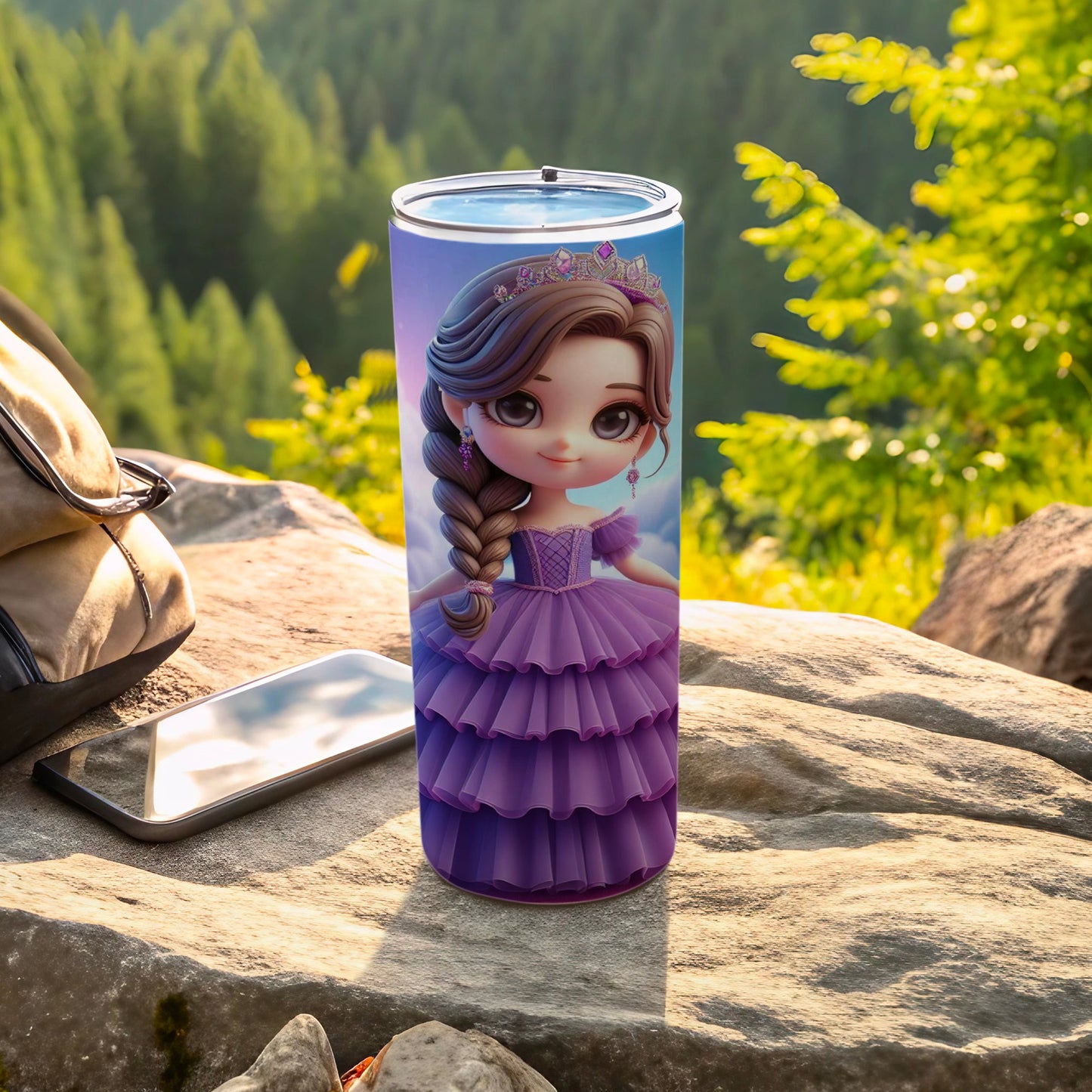 Princess Character Tumbler with Twist Lid for Kids