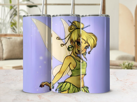 Enchanting Fairy Character Wrap Tumbler Design 20oz Cup