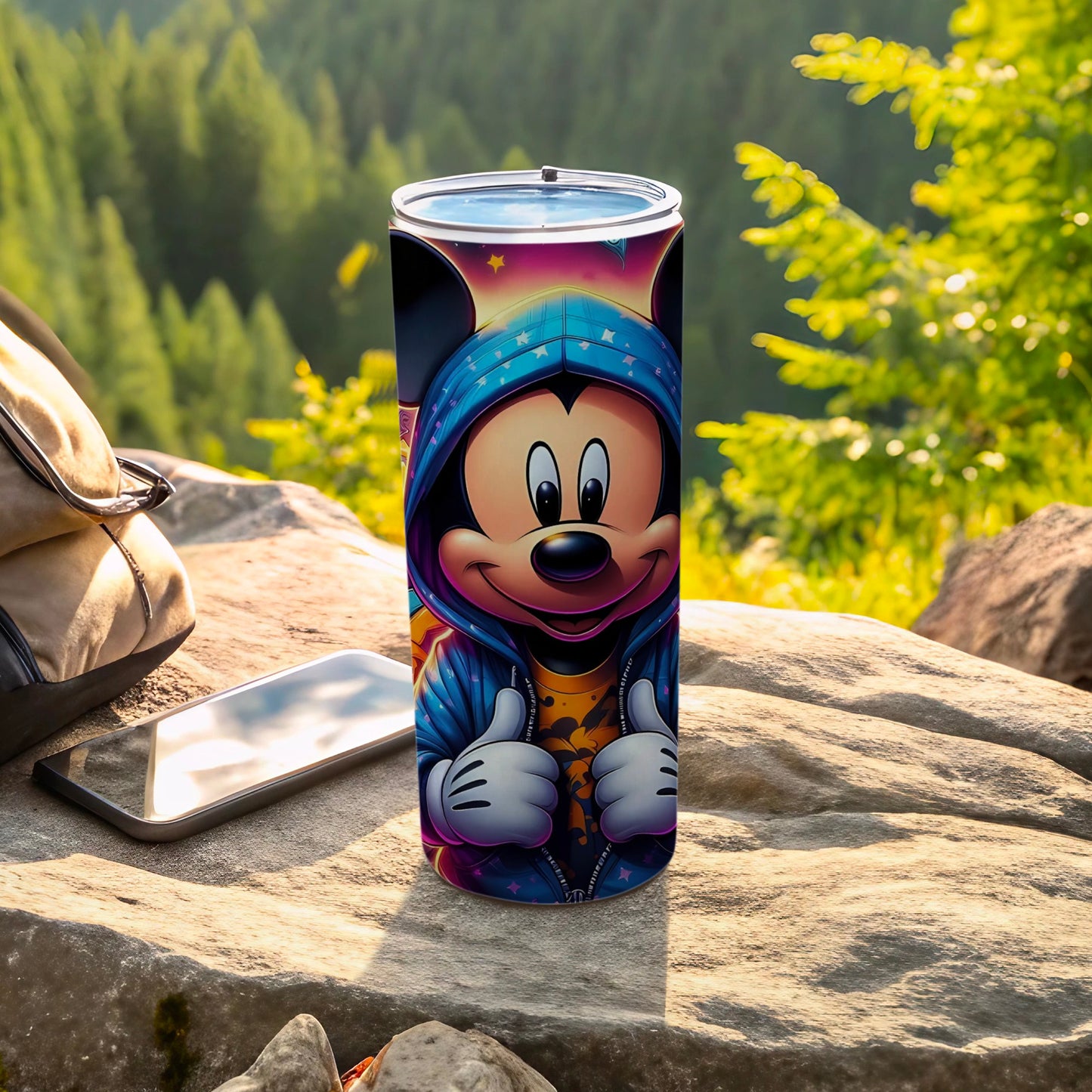 Colorful Mickey Mouse Insulated Tumbler for Outdoor Adventures