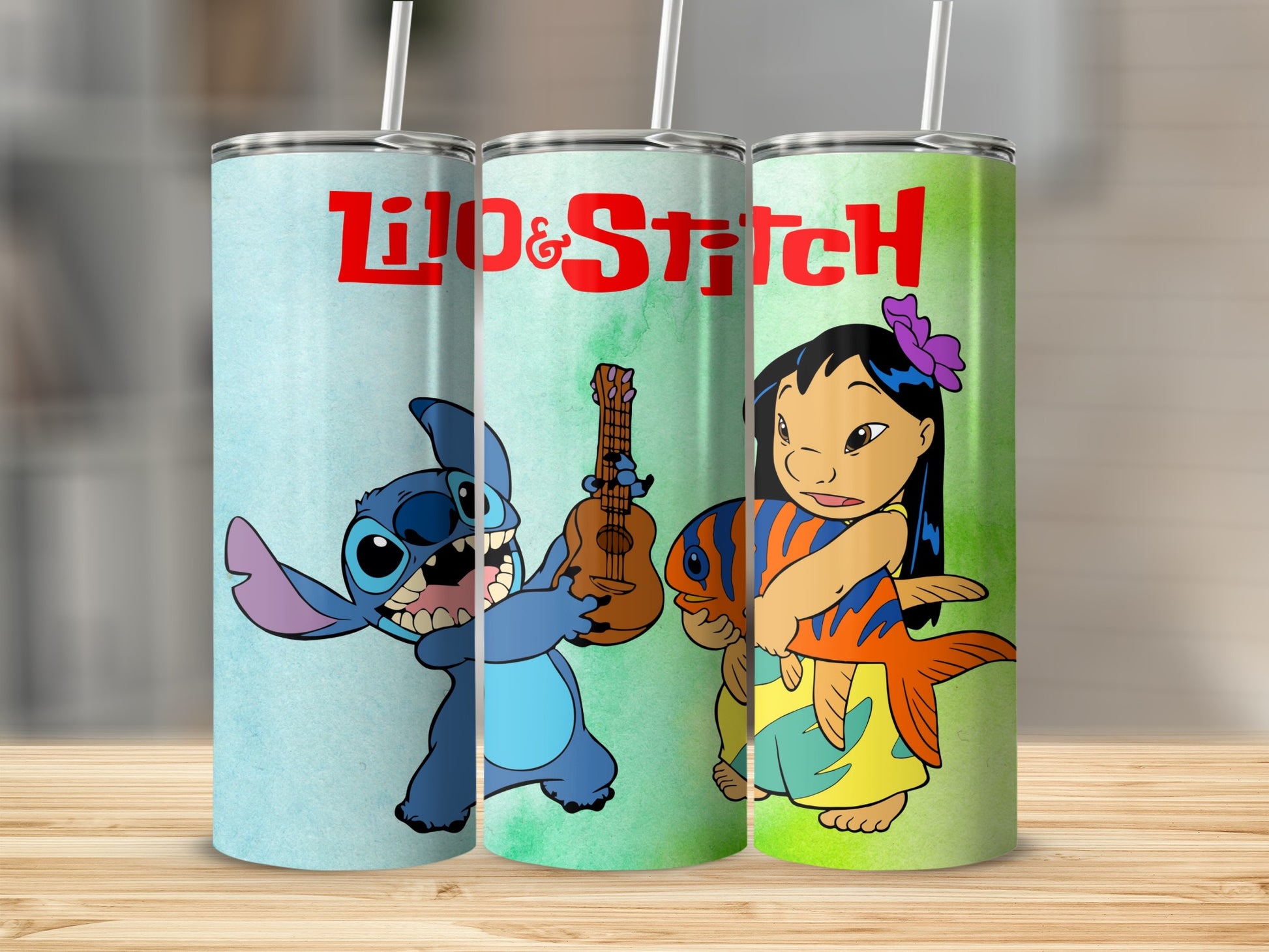 Lilo and Stitch Theme Insulated Tumbler Drinkware Accessory