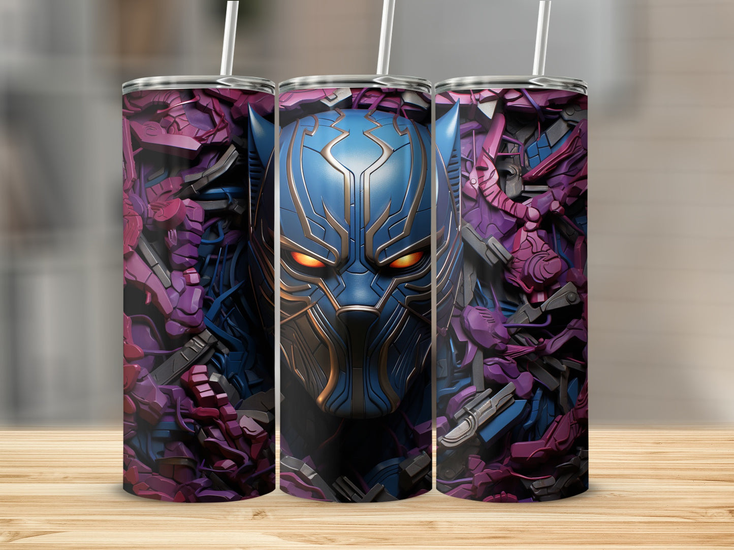 Fierce Warrior Design Vacuum Insulated Tumbler