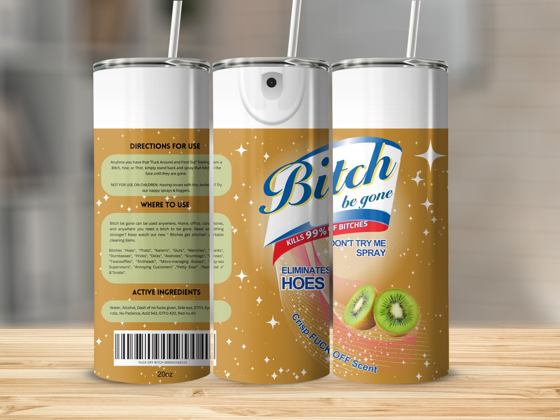 Bitch Be Gone Eliminates Hoes Crisp Fuck Off Scent