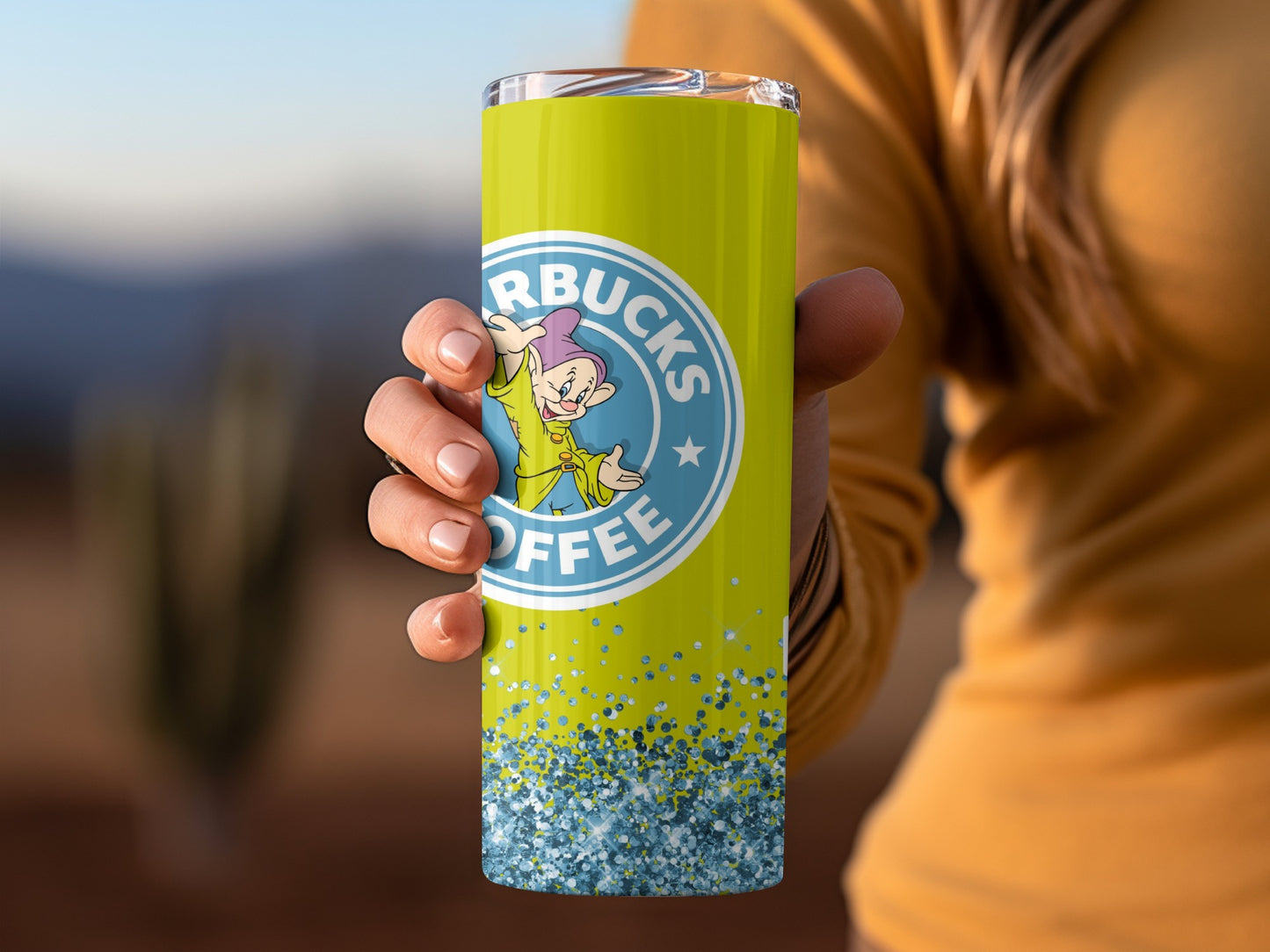 Starbucks Coffee Dopey Design Tumbler 20oz Cup