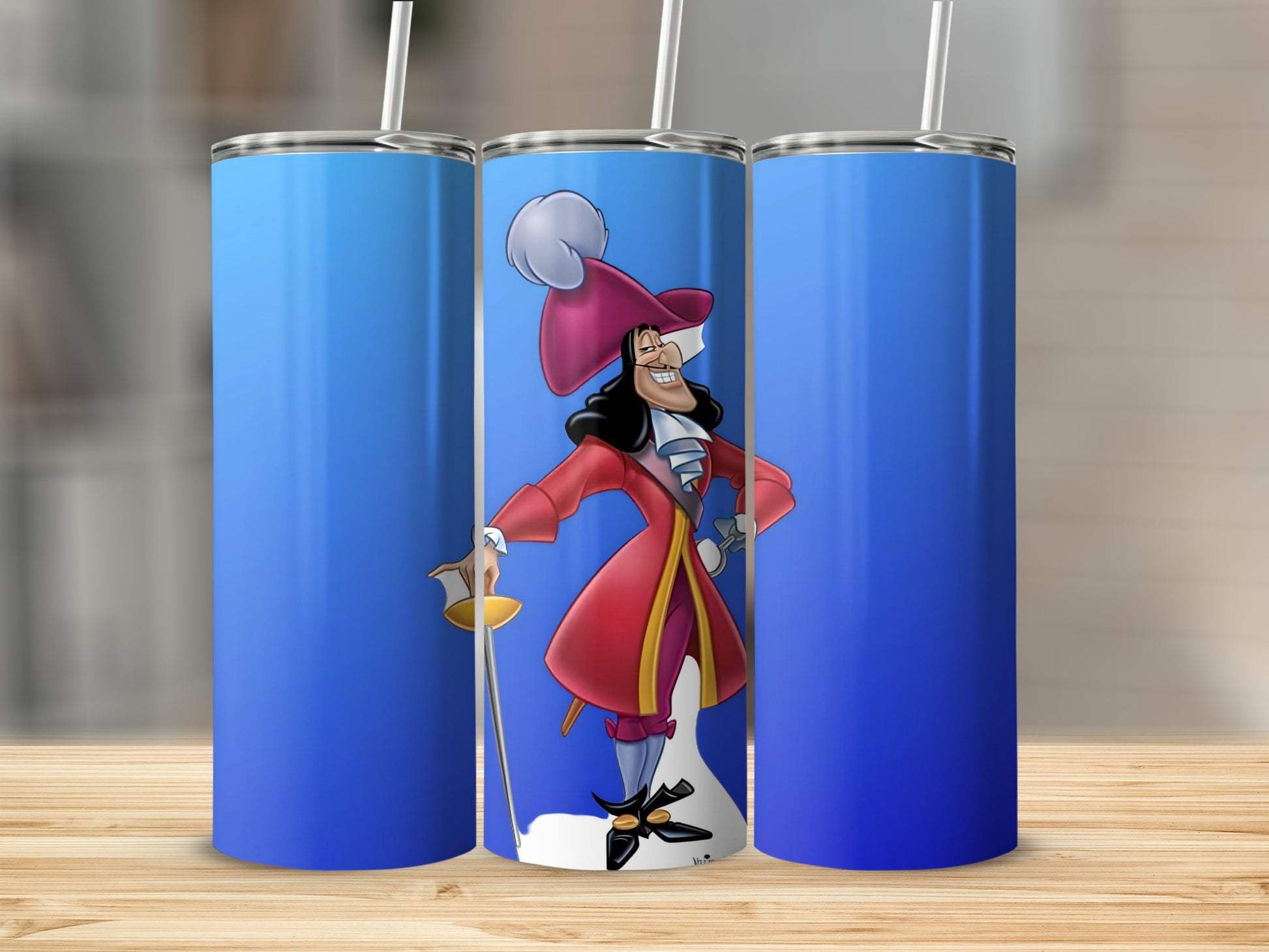 Captain Hook Character Illustration Tumbler Product