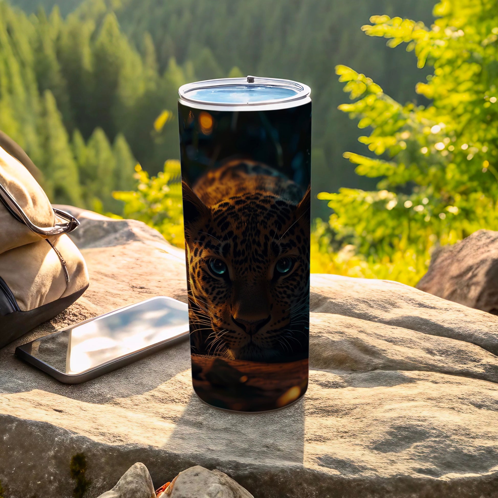 Leopard Eyes Wild Predator Drink Tumbler product type
leopard
jaguar
animal print
big cat
wildlife
blue eyes
predator
jungle cat
safari animal
wild animal
animal lover
tumbler
drinkware
travel mug
insulated
outdoor gear
nature theme
unique design
gift idea
beverage holder